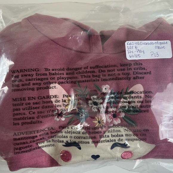 Gorgeous Embroidery Fox Peplum Hoodie - Picture 11 of 11